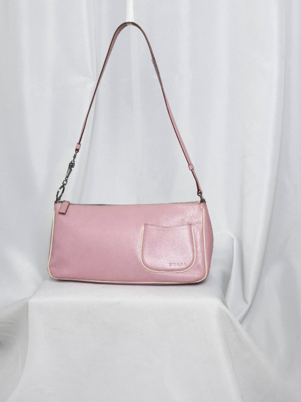 Prada Petalo Cinghiale leahter shoulder bag